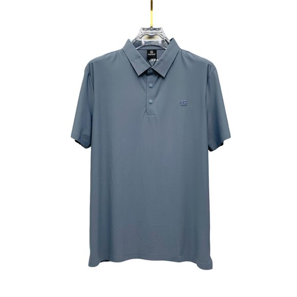 Blue Quick-Drying Lapel Polo Shirt Kolon Sport - Picture 1 of 8